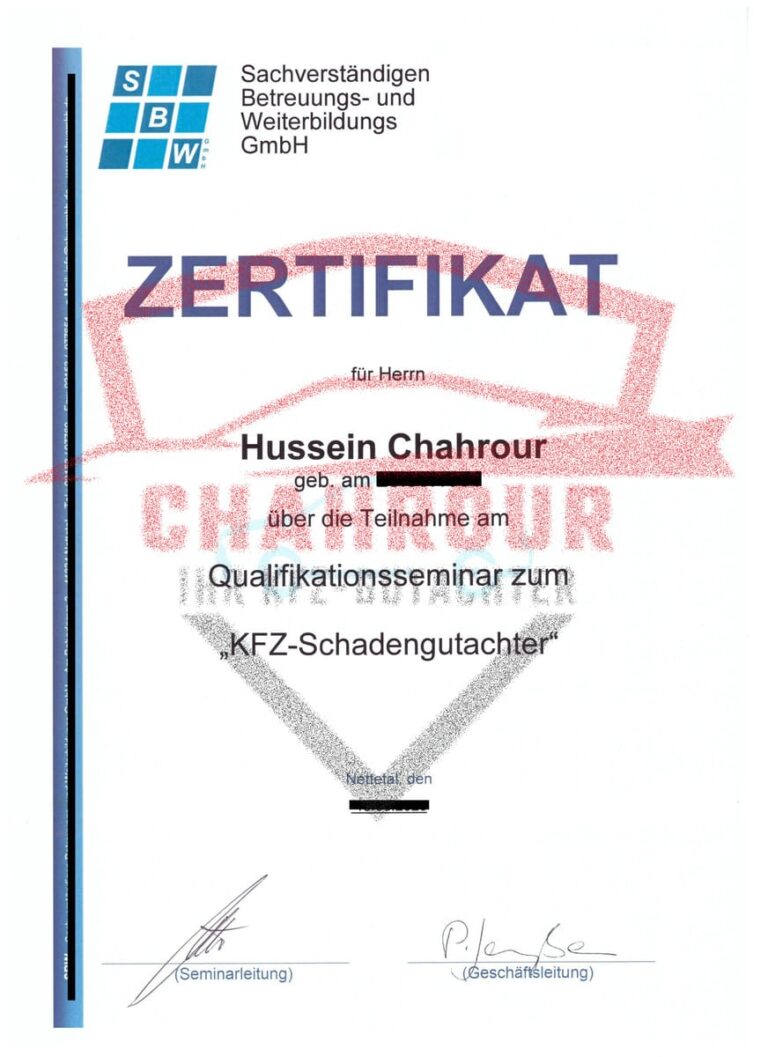 Kfz-Sachverständiger